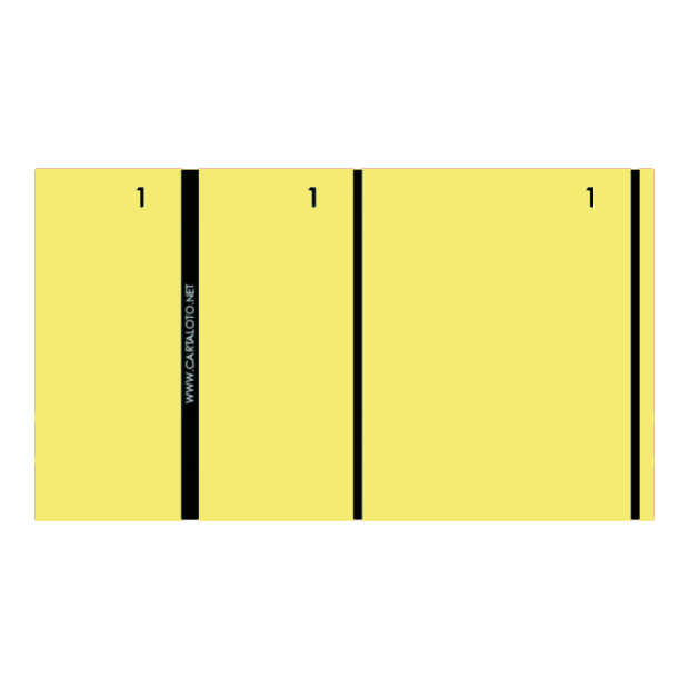 copy of 10 Booklets of 100 numbered check tickts - 2 clip parts (customisable)