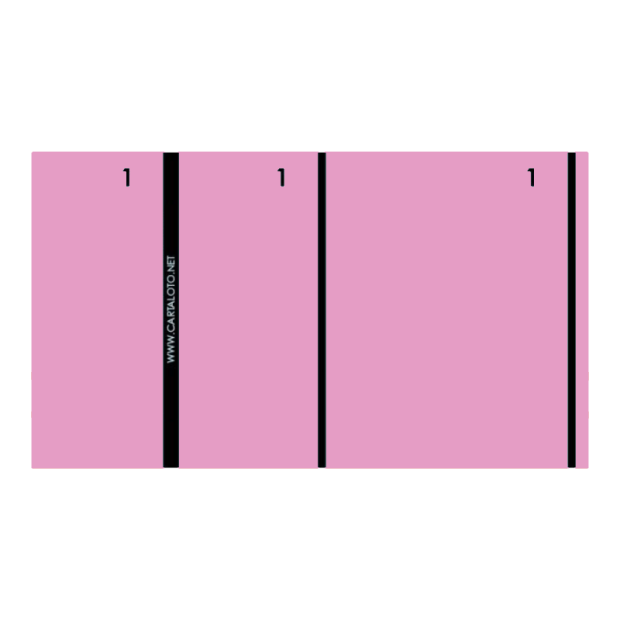 copy of 10 Booklets of 100 numbered check tickts - 2 clip parts (customisable)