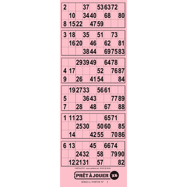 Prêt à Jouer - 6 grids