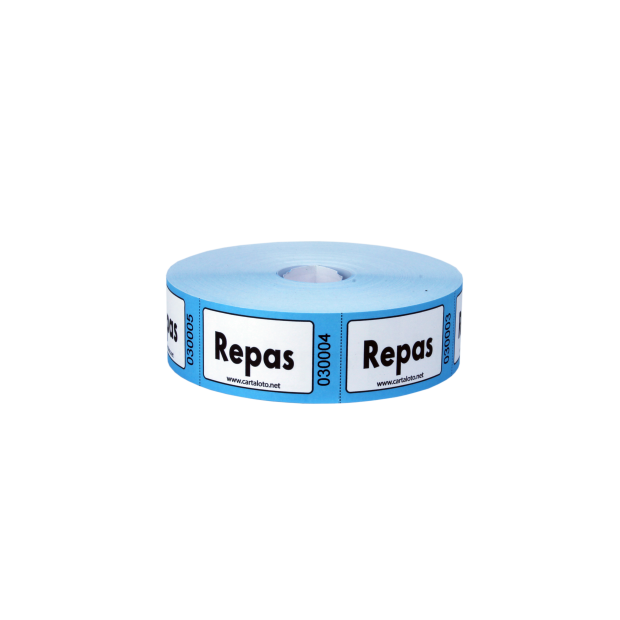 Rouleau de 1000 tickets - Repas