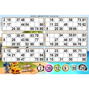 Le coffre des pirates - 6 grids
