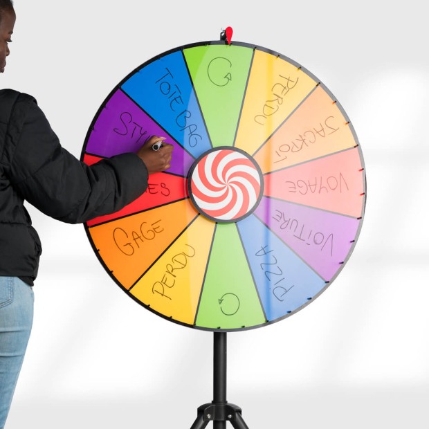 Dry erase - Prize wheel - 80cm
