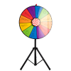 Roue de loterie 80Ø cm avec prix