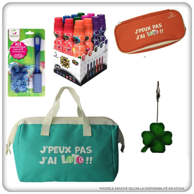 Pack accessoires trousse marqueur kit magnétique clip photo sac