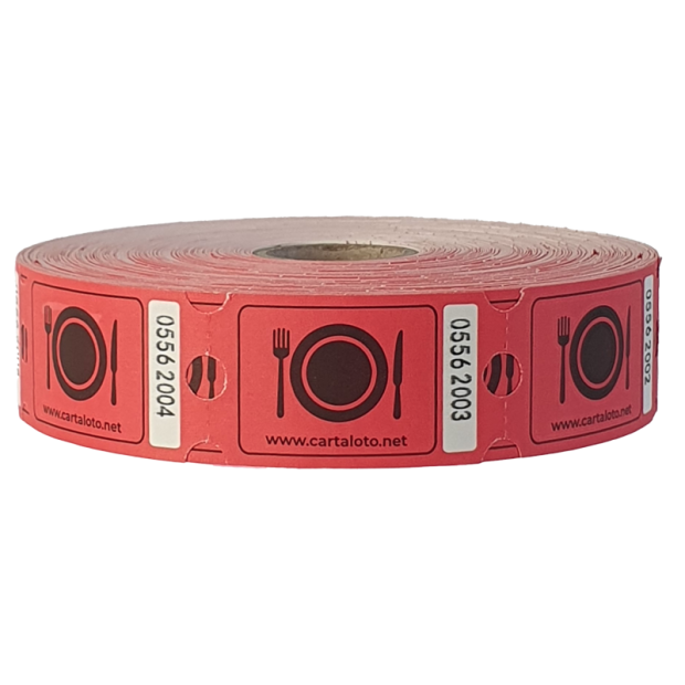 Rouleau de 1000 tickets - Repas