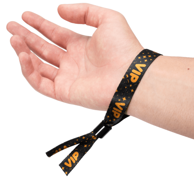 50 Fabric Wristbands - VIP