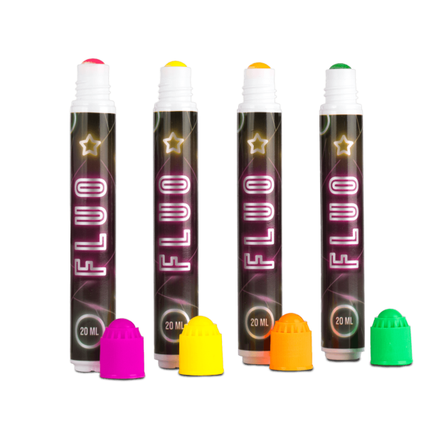 24 marqueurs Fluo - tous les marqueurs