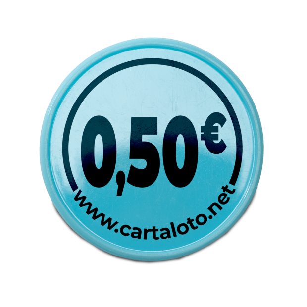 100 Plastic Tokens - Value