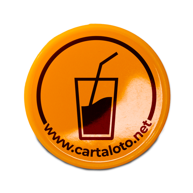 100 Plastic Tokens - Beverage