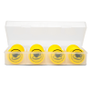 Jetons plastique buvette - photo fond blanc - boite de rangement
