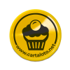 Jetons plastique buvette - dessert jaune - face