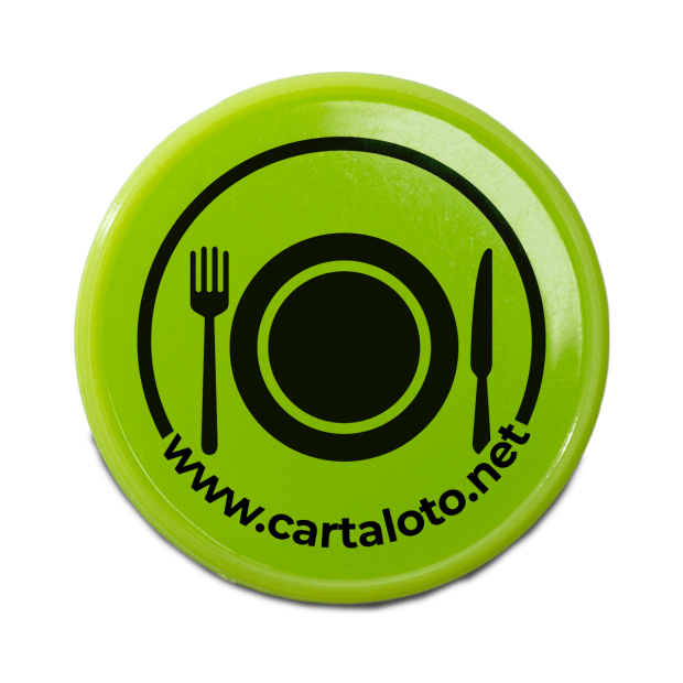 100 Plastic Tokens - Meal | Cartaloto