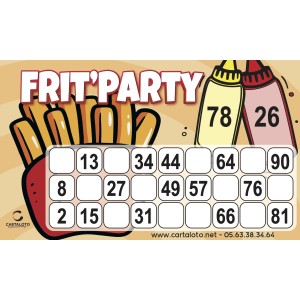 Jeux de loto - Frit'party