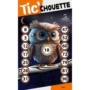 Tic'Chouette - Ticket loto porte-bonheur | Cartaloto