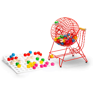 Boulier de loto géant avec plateau