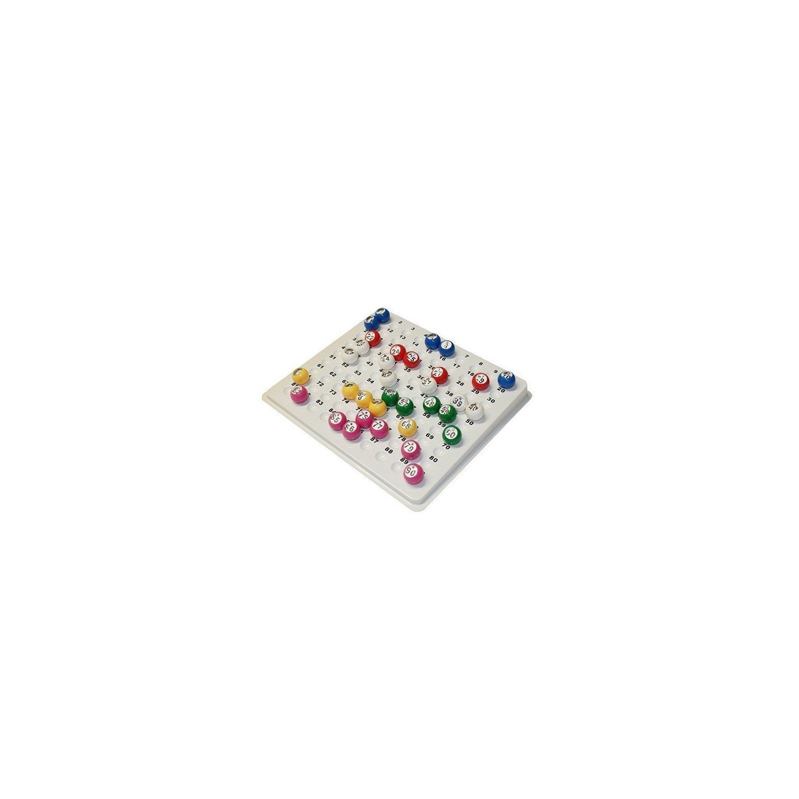 1-90 recessed check tray for 22 mm balls I Bingo checkboard