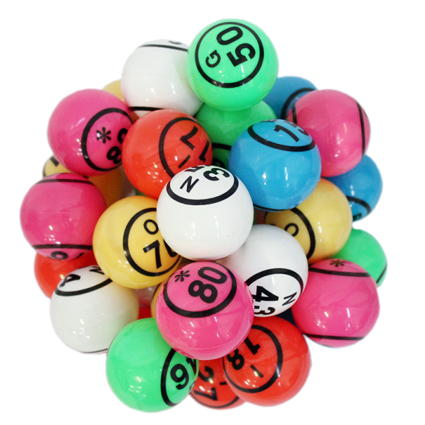 90 balles de loto multicolores pour boulier manuel géant I Tirage loto