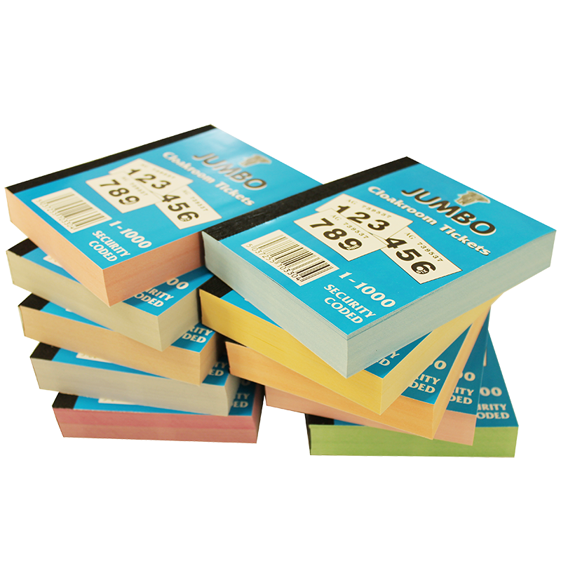 2X 4 x Livres de billets de vestiaire et de tombola - 1-1000 Tombola Draw Numbered Charity Events Prize Draw Lucky Dra