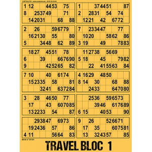 Travel games bloc - 12 grids