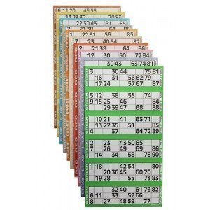 Jumbo Bingo ticket booklets