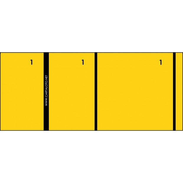 10 Booklets of 100 numbered check tickets - 3 clip parts (blank)