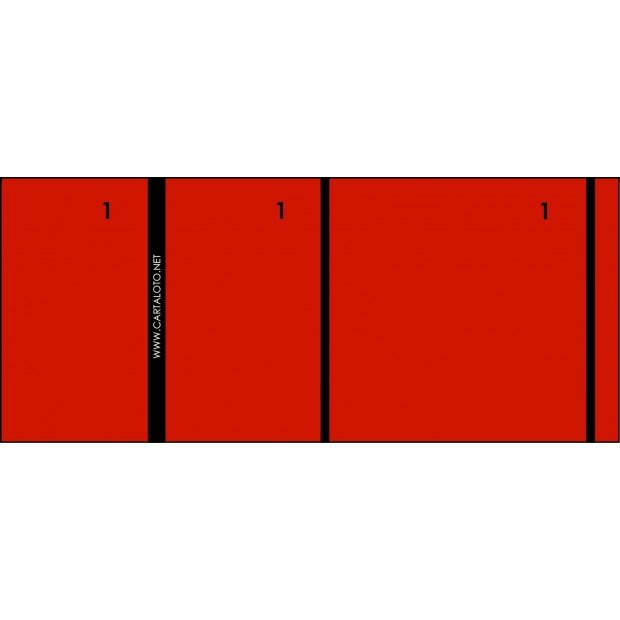 10 Booklets of 100 numbered check tickets - 3 clip parts (blank)