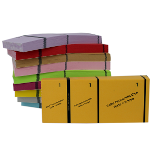 Carnet à souche personnalisés de 100 tickets - 3 parties