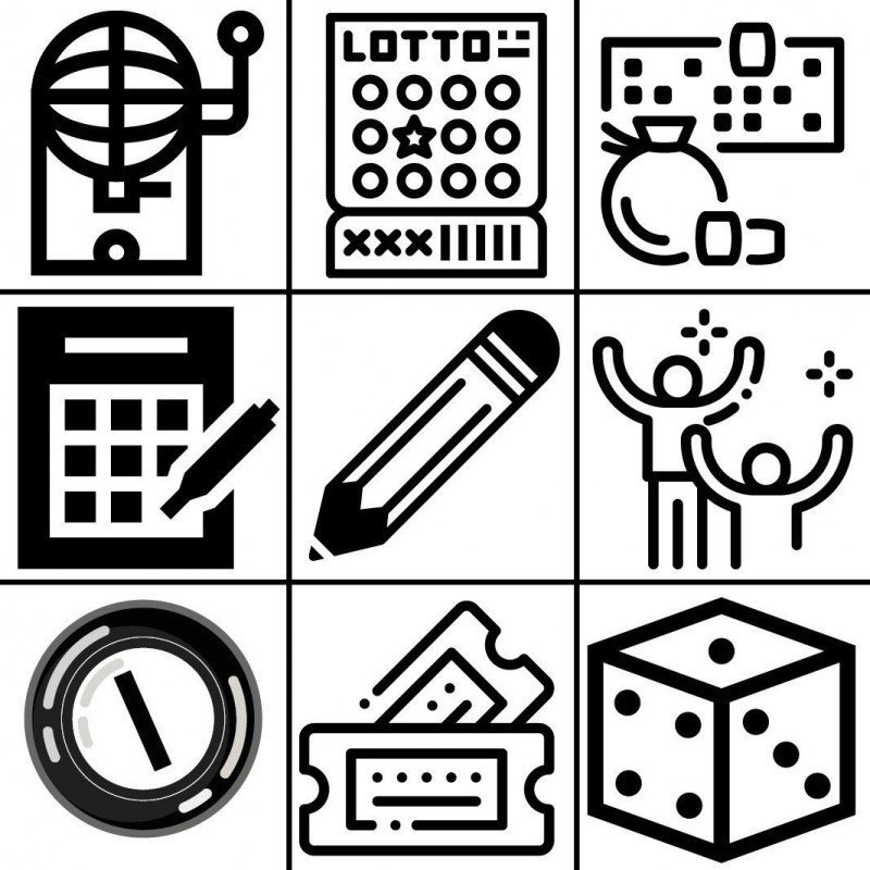 Jeux de 9 symboles caoutchouc