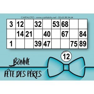 grille loto fêtes de père