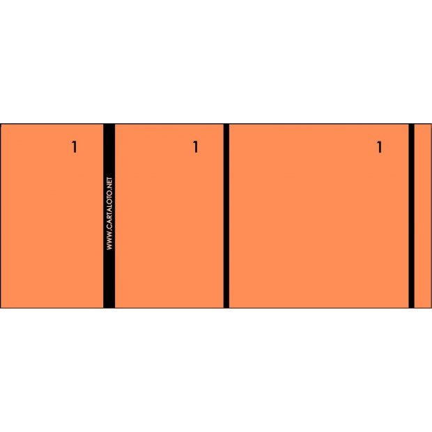 10 carnets à souche vierges de 100 tickets - 3 parties