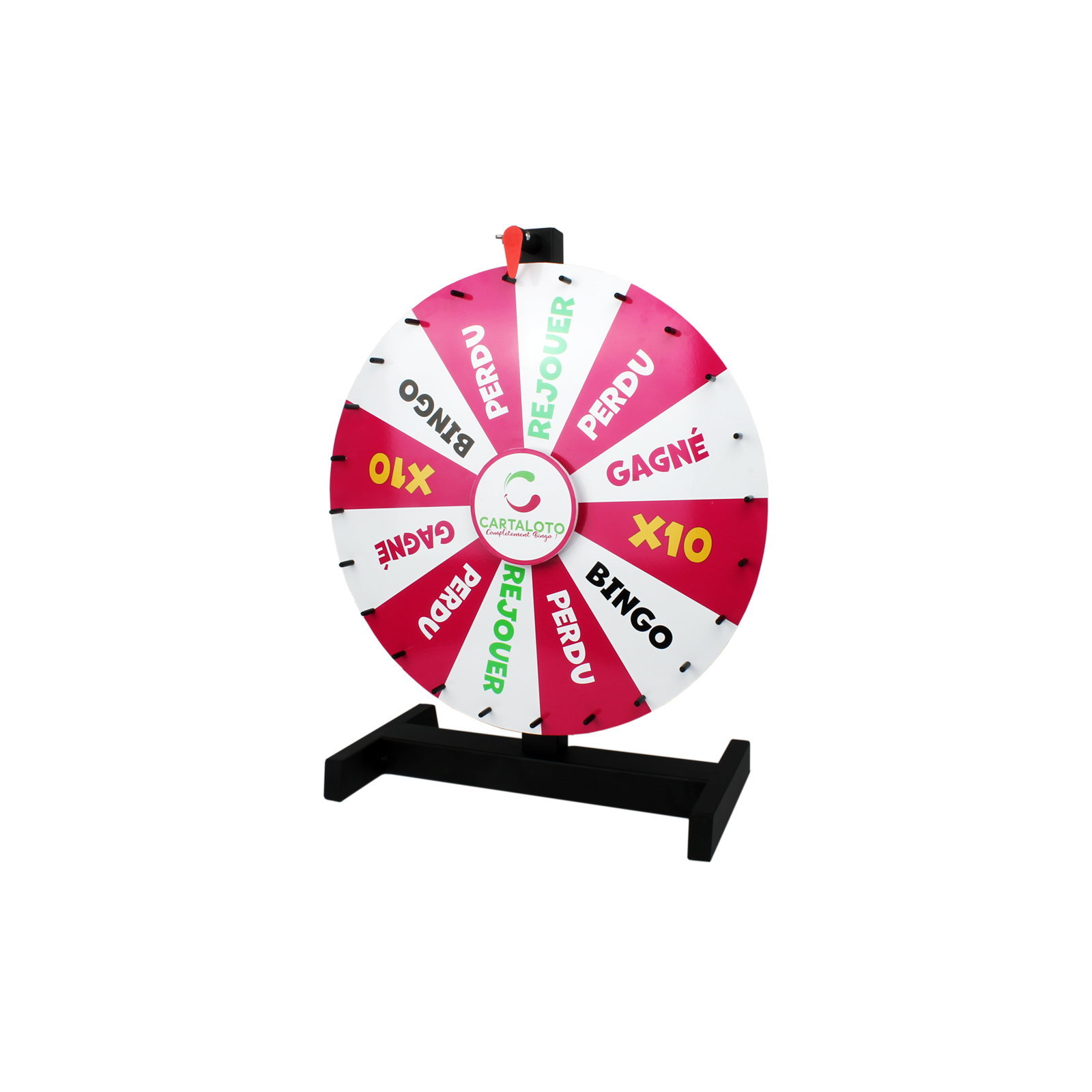 Roue De La Fortune AVCXEC – Set De Jeu Avec 3 Roues Et 2 Marqueurs – 15 Cm – Personnalisable Pour Fêtes