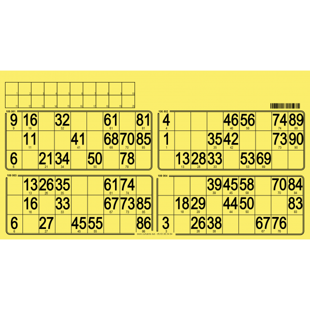 planche loto à tamponner