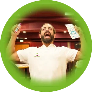 Joueur de loto victorieux