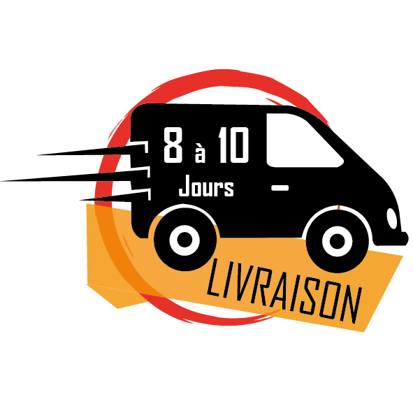 Livraison sous 8 à 10 jours