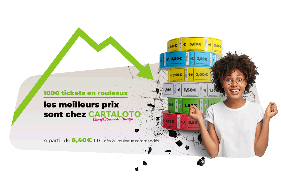 Tickets - Animation - valeur - Buvette - Gérer les entrées - rouleau - trésorerie - solution