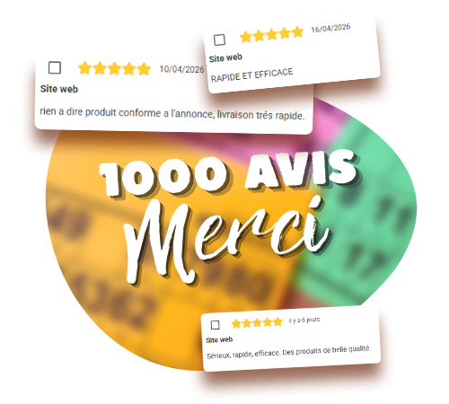 1000 Avis merci