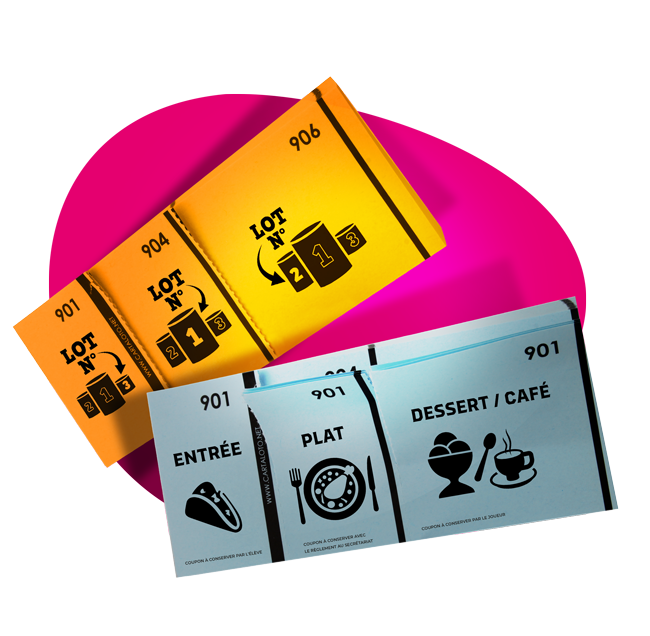 stub book - entertainment - event management - raffle - snacking - refreshment bar - ticket