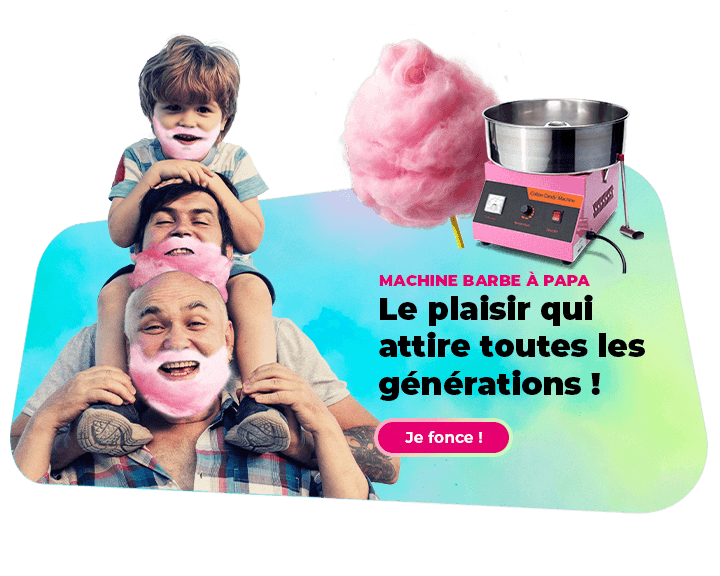 machine barbe a papa 