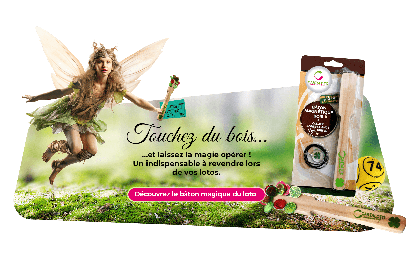 BATON MAGNETIQUE EN BOIS