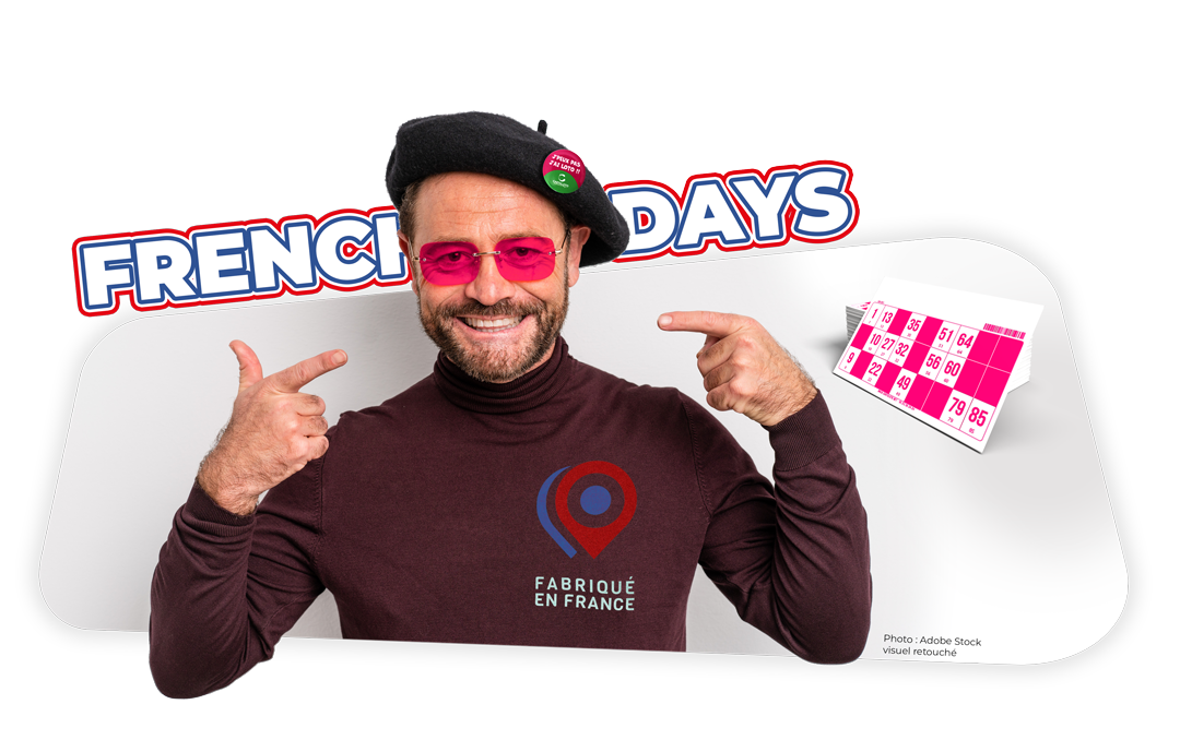 French days - promotion - avantage - offre - sac - bâton magnétique - plateau de contrôle - jetons bois - pastille bois - boules bois - snacking