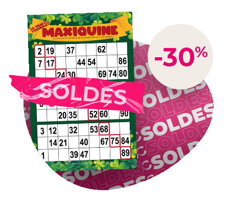 Soldes - association - promotion - bonnes affaires - loto - fête - maxiquine